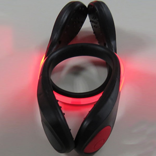 2kpl Ulkourheilu LED-valoa lähettävä kenkäpidike, yö