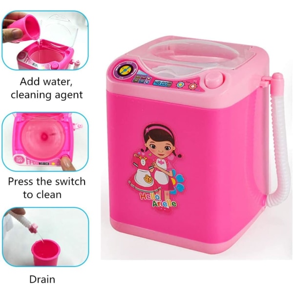 Hukz Kinderwaschmaschine Toy Mini pesukone, Miniatur Wäsc