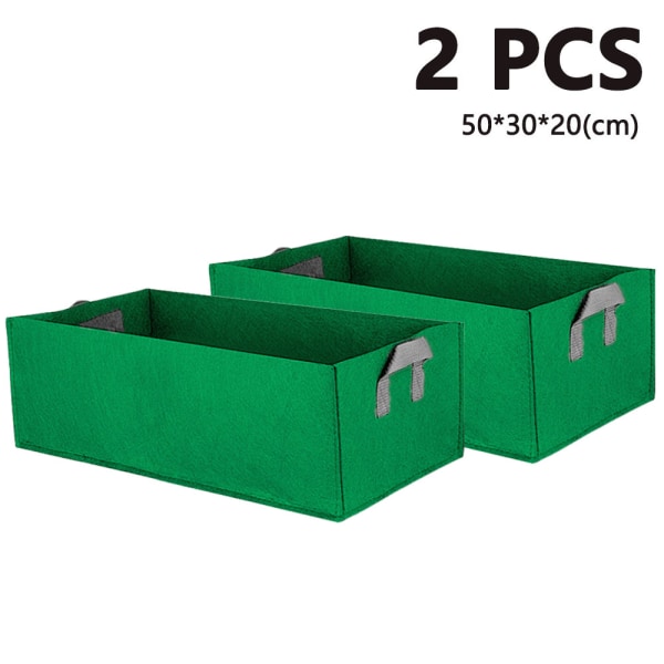 2 pieces plant growing bag nonwoven planting bag