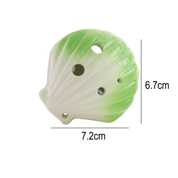 6-håls Conch Ocarina - Vacker design, presentidé för nybörjare