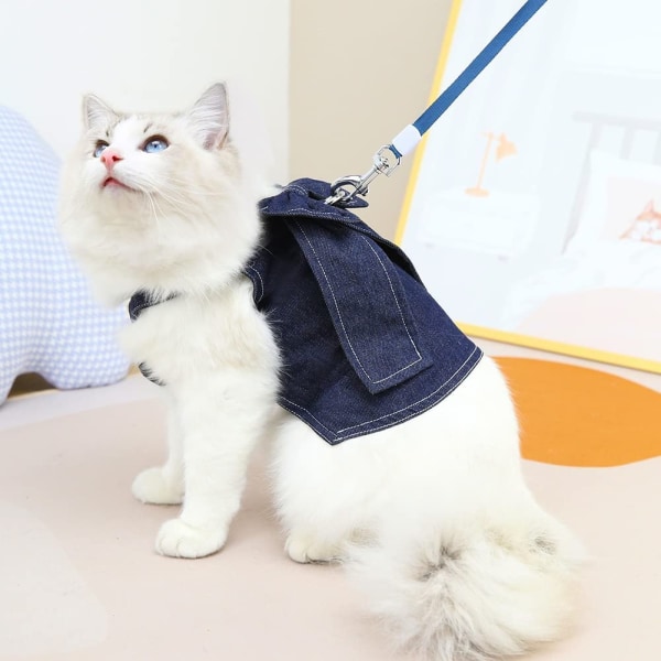 Hunde kjoler til små hunde pige tøj hund denim kjole hvalp