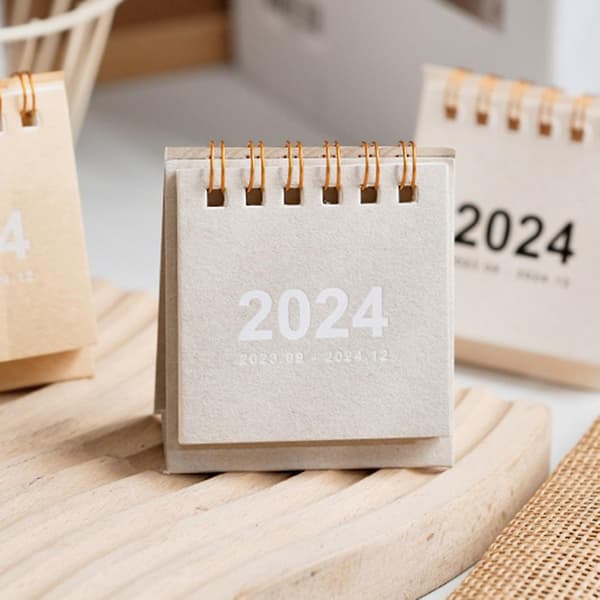 Hus Mini Skrivebordskalender Unik Moderigtig Kalender til Kontoret A