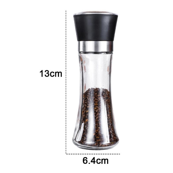 Premium Pepper and Salt Grinder Set of 2-Refillable