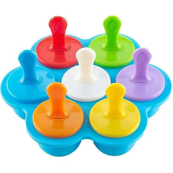 2025 Popsicle Form Frukt Fryst Snabbfryst Bricka, Mini Silikon Popsicle Form, 4944 A