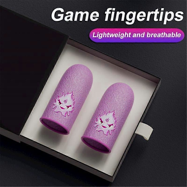 Fingerspidsærme til PUBG Finger Cover Åndbar Game Controller Touch Screen Lysende
