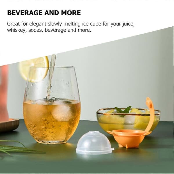 Isboldmaskine Whiskyisform til hjemmebrug 12 stk. Orange PP-materiale A