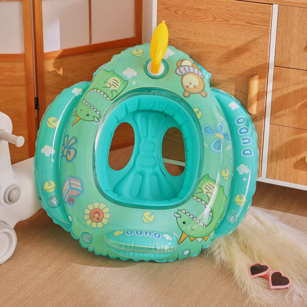 Pool Float med vattenpistol, spruta vatten simring, uppblåsbar