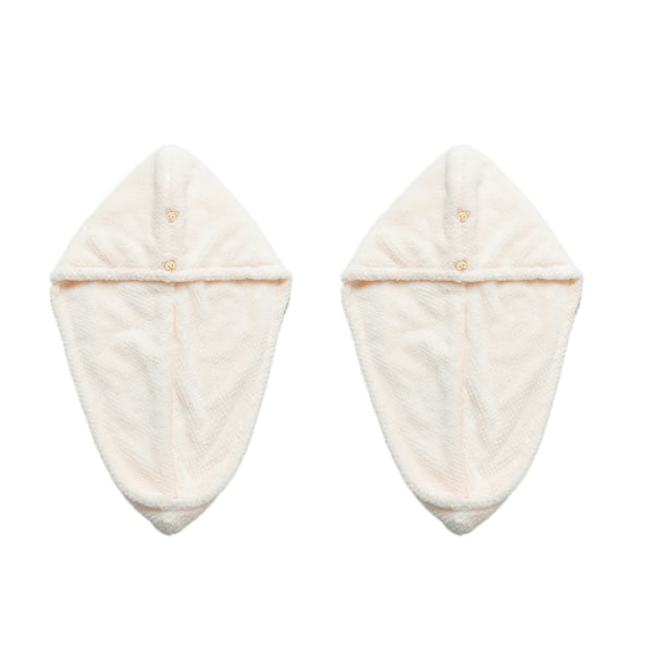 Hårhåndklædeindpakning Hurtigtørrende Absorberende turbanhovedindpakning til kvinder