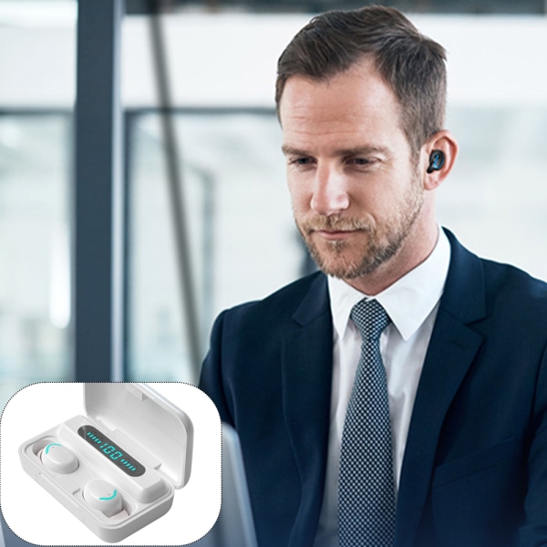 Bluetooth 5.1 Trådløse Immersive Bass In-Ear-hodetelefoner