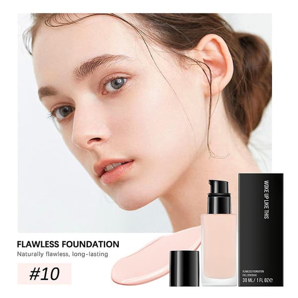 Silkeblød Foundation-Flydende Langtidsholdbar Vandfast Concealer Pore-dækkende Concealer Væske A