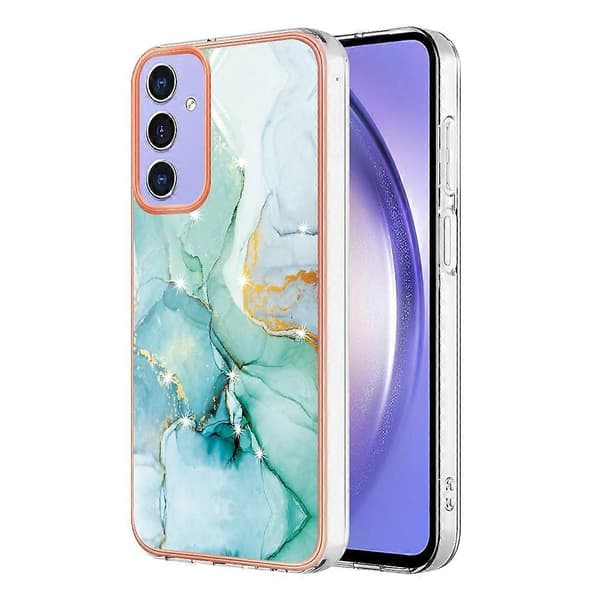 Elektroplettering Marmor Dobbeltsidet IMD Telefoncover til Samsung Galaxy A15 5G