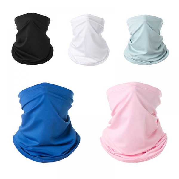 Multifunktionell scarf tube scarf, paket med 4 halsdukar för män kvinnor, elastisk solskyddande ögla scarf, snabbtorkande, andas för motorcykel,