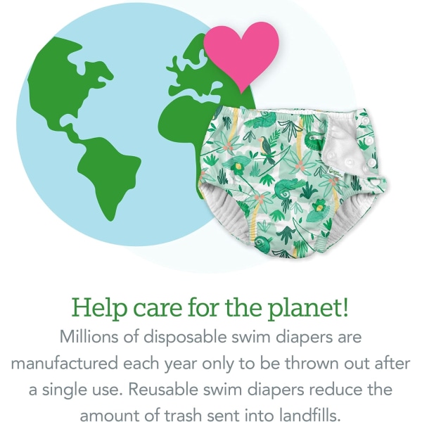 by green sprouts Snap Reusable Swim Diaper | Ingen annan blöja behövs