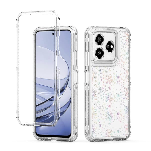 Transparent akryl laserpapper telefonfodral för ZTE Axon 60