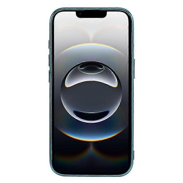 Kompatibel med iPhone 16e-deksel TPU + PC glitrende glittertelefonbakdeksel blå