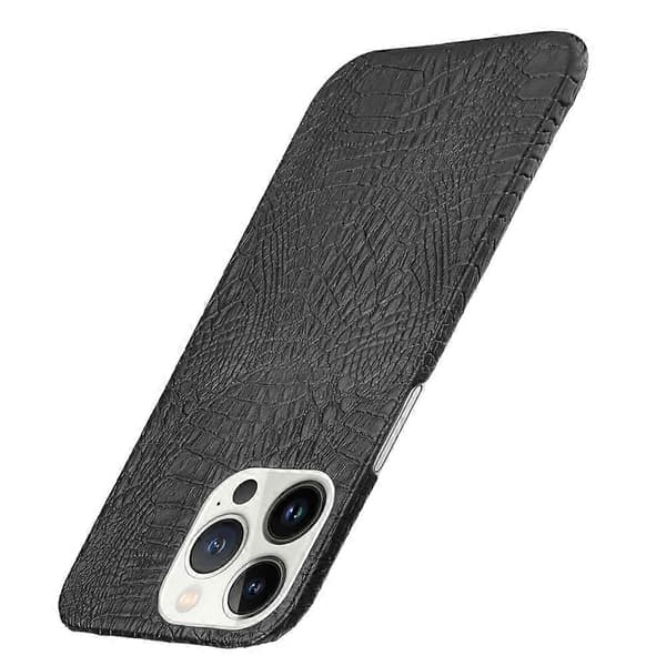 iPhone 13 Pro krokotiili PU + PC -puhelinkotelo (oranssi)