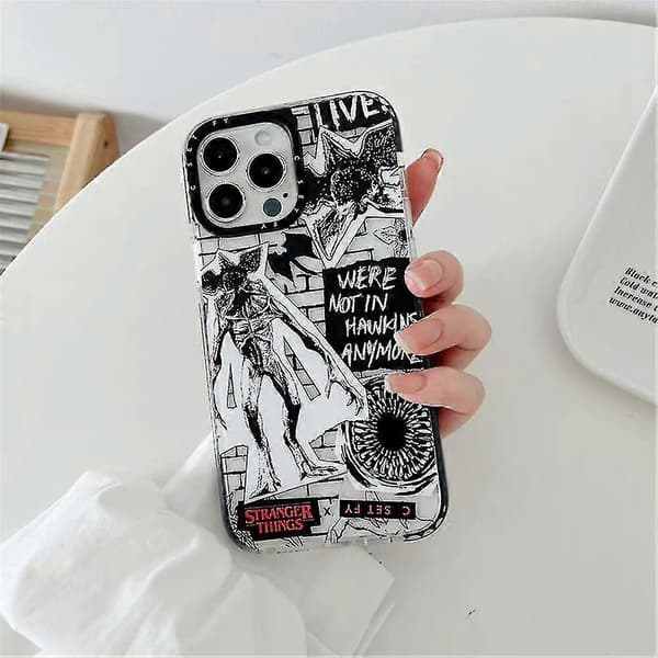 Stranger Things mobildeksel til Apple iPhone Xr 11 12 13 (D, iPhone 11pro)
