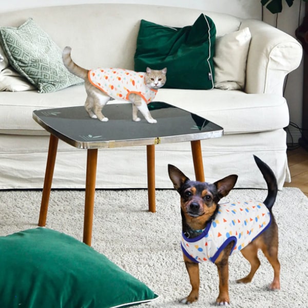 2 stycken husdjurskläder Vår och sommar hundkläder Husdjur