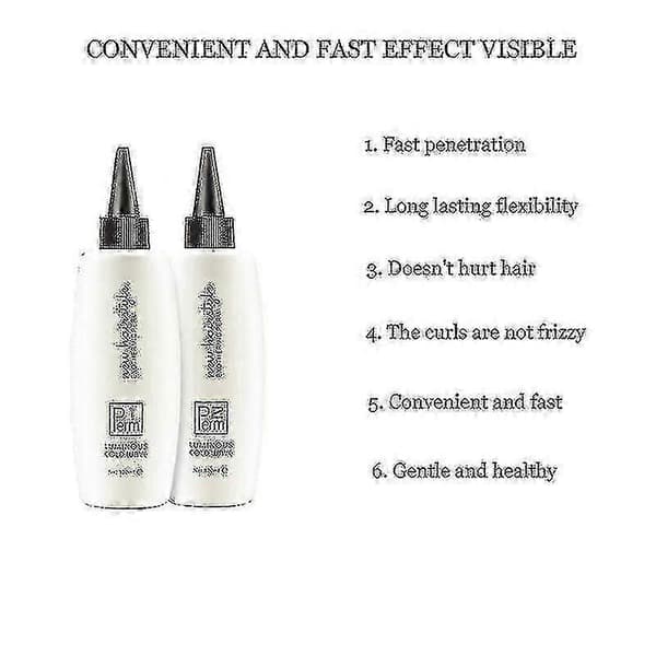 120g+120g Permanent Wave Curl Curly Perm Cream Liquid Cold Wave Hair Perm Lotion Solution Til Modstandsdygtigt Til Naturligt Hår A