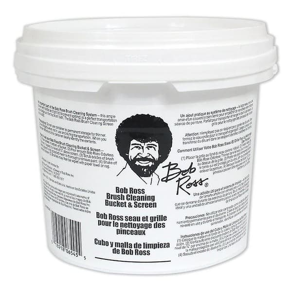 Bob Ross penselrensebøtte med sil A