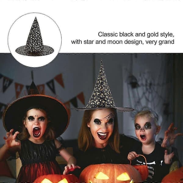 Hatt for kvinner Halloween-tilbehør Dame Halloween-hatter for voksne Maskeradefester 3 stk YTQ A