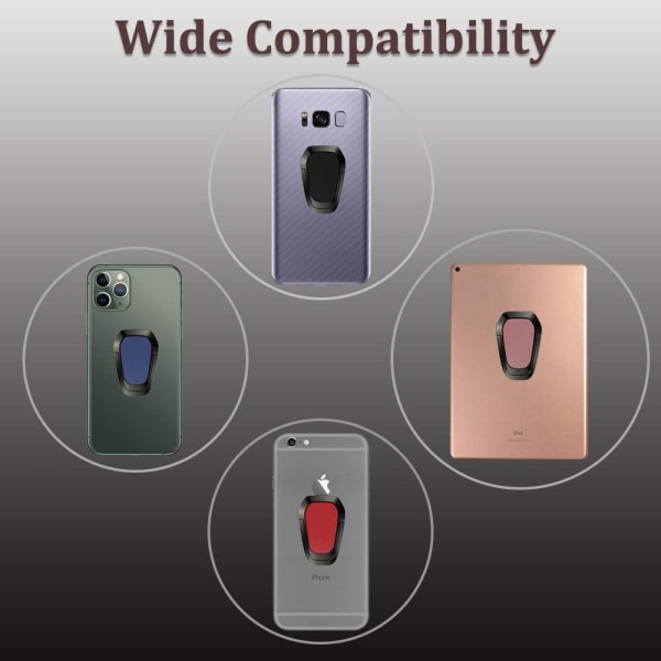Fingerholder mobiltelefon, mobiltelefon fingerholder 360° rotation universal mobiltelefonholder til alle smartphones og tablets
