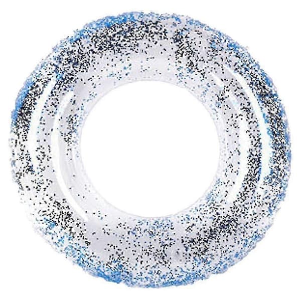 Flamingo Form Glitter Oppustelig Svømmering Pool Float A