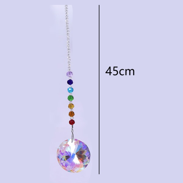 Crystal Ball Prism Window Sun Catcher Car Ornament Rainbow