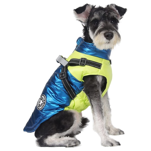 Nattreflekterande husdjurskläder vadderade kläder för hund bomull