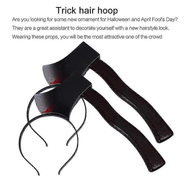 Halloween-asustehiuspanta aikuisille juhlatemppu 2 kpl A