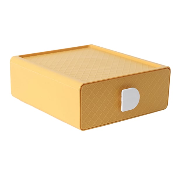 Skrivebordsarrangør, Stabelbare Opbevarings Skuffer, til Makeup Opbevaring Badeværelses Organisation Tilbehør, 1 Skuffe, 20*20*7.5cm