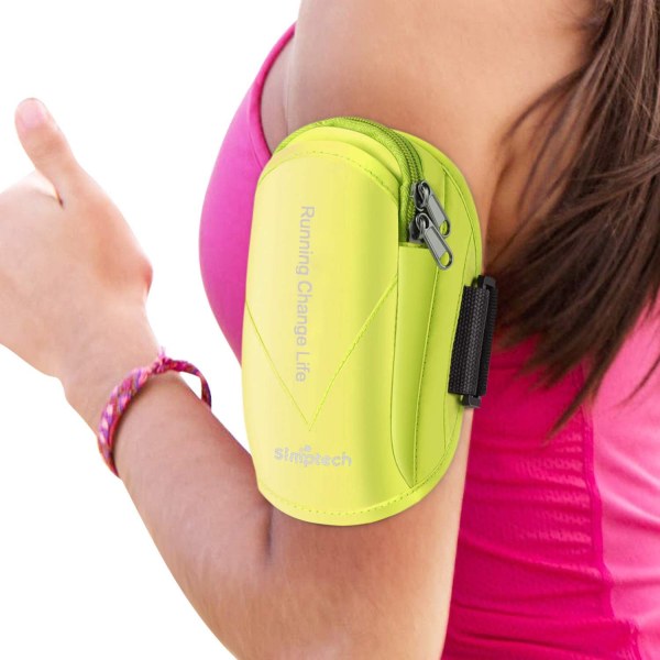 Yöjuoksu urheilujuoksu matkapuhelimen käsilaukku fitness