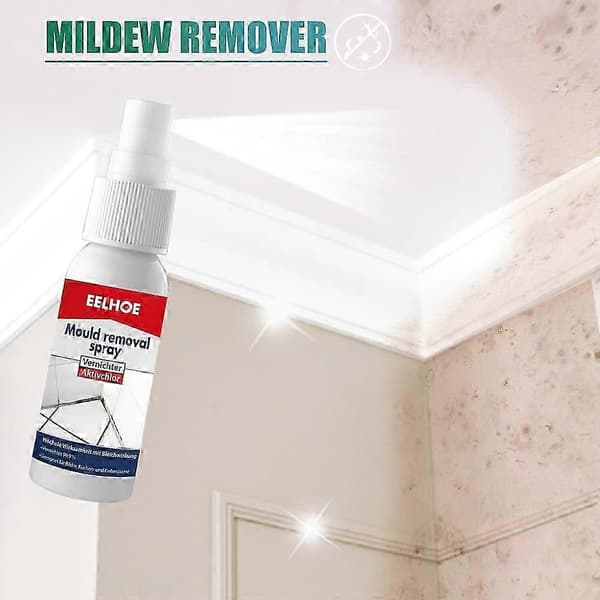 Husholdningsmuggfjerner Spray Muggrensemiddel Møbler Flisfjerning Gulvvegg (30ml 5stk) A