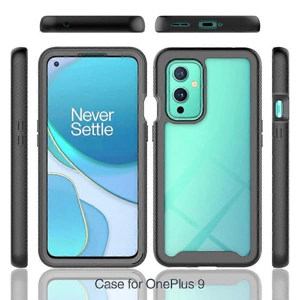 OnePlus 9 Starry Sky Solid Color -sarjan iskunkestävä PC + TPU suojakotelo