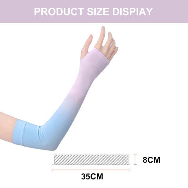 UV-solbeskyttelsesarmer for å dekke armer for kvinner, menn