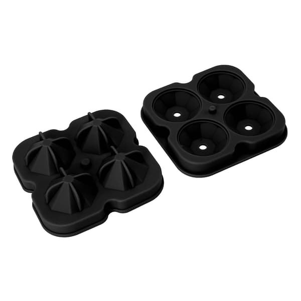 Hull Diamantformet Isbitform Silikon Isbitbrett for Kakeformer DIY Sjokolade Godteri A
