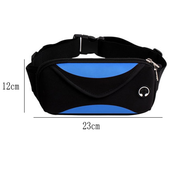 Løpebelte Fanny Pack, Midjepakkeveske for løping Jogging Gym