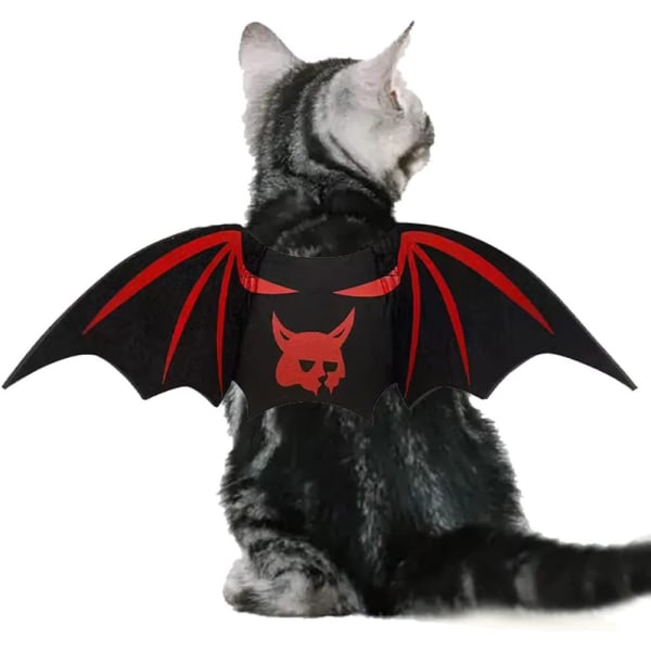 Halloween Pet Bat Wing Katt Hund Kreativ ferie morsomt