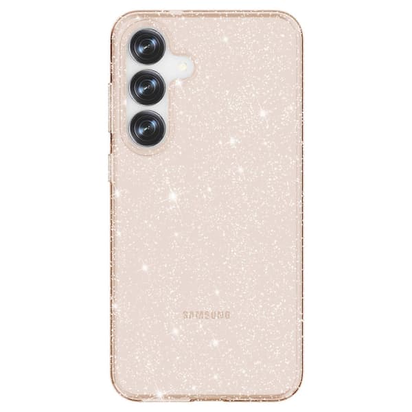 Til Samsung Galaxy S25 Deksel Anti-ripe PC+TPU Glitrende Telefondeksel