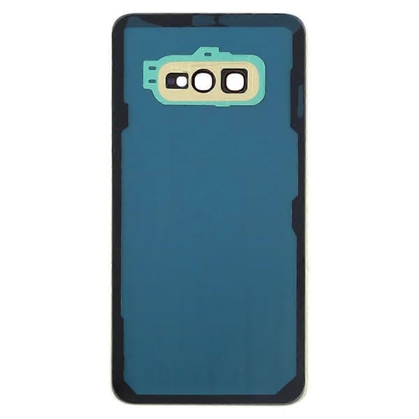 Batterideksel med kameralinse til Samsung Galaxy S10e (gul)