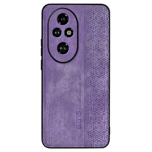 AZNS For Honor 200 Pro 5G Deksel Anti-fall PU+TPU Telefondeksel