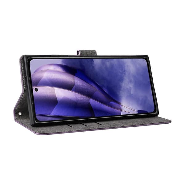 Til HMD Skyline Pung Etui RFID Blokerende PU Læder Cover Stand Visning