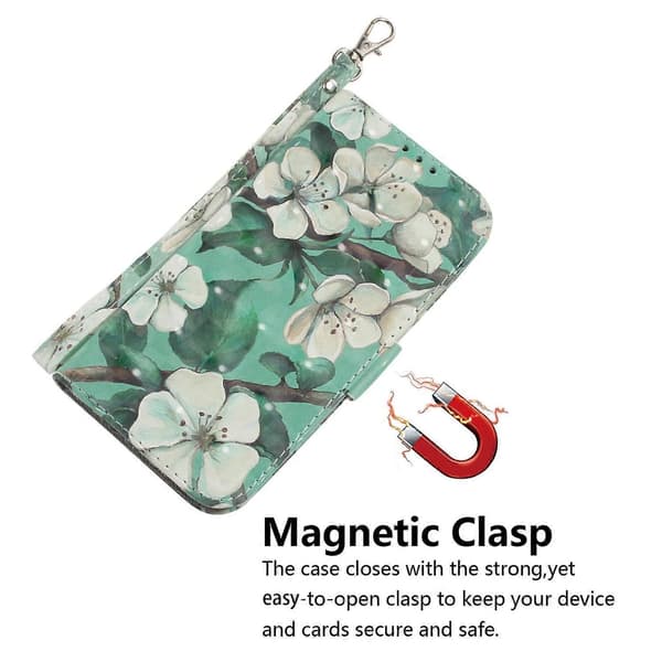 För Samsung Galaxy A53 5G PU-läder plånboksstil flipfodral magnetisk stängning 3D-mönstertryck Sta