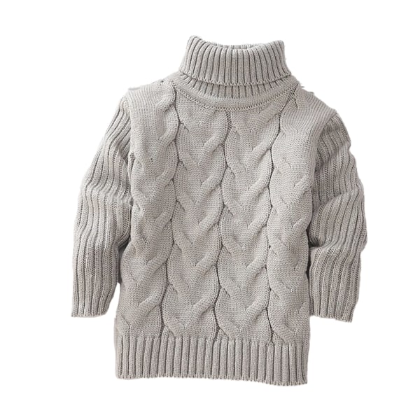 Drenge Piger Langærmet Chunky Warm Pullover Top Sweater