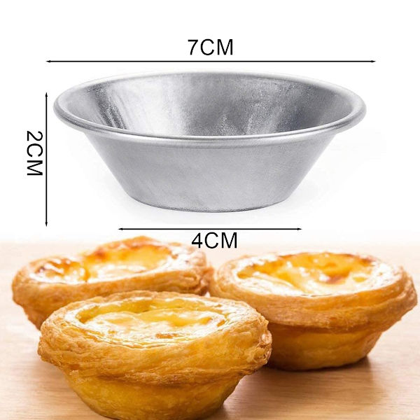 Egg terteform Liten pai pai dessertform Pan Zipto kopp bakeform kakekjeksform