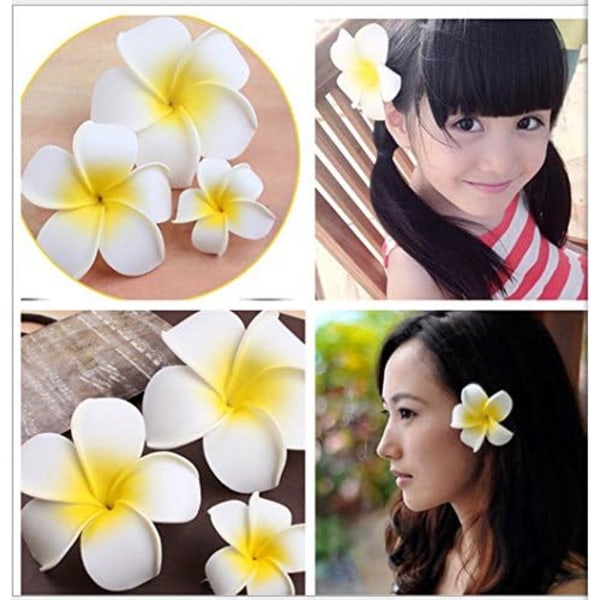 Vaahto keinotekoinen Plumeria Rubra kukkapäät Frangipani hää