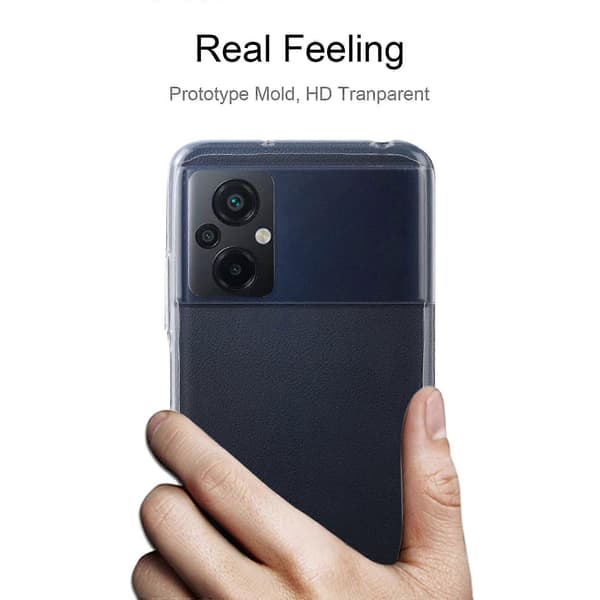 För Xiaomi Poco M5 Ultratunt Transparent TPU-telefonfodral
