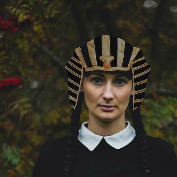Egyptisk hovedbeklædning Halloween-hat til dekoration Voksne Cosplay-tilbehør A