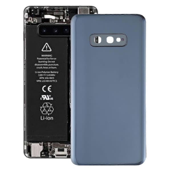 Batteribagcover med kameralinse til Samsung Galaxy S10e (sort)