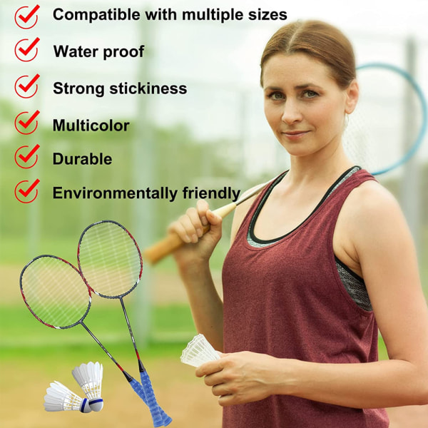 Tennis Badminton Racket Grip, Anti Slip Racket Tennis